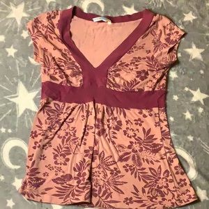 Women’s floral flare shirt